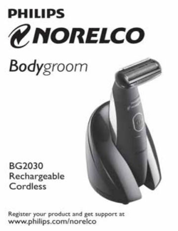 Norelco BG2030/60 User manual | Manualzz