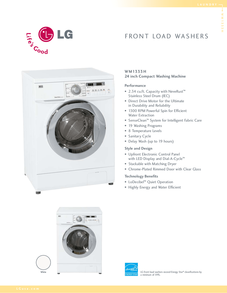 Lg Electronics Wm1333h User Manual Manualzz