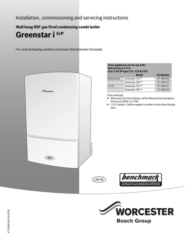 greenstar i erp boiler